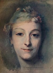 Mademoiselle Fel c1756. Artist: Maurice-Quentin de La Tour
