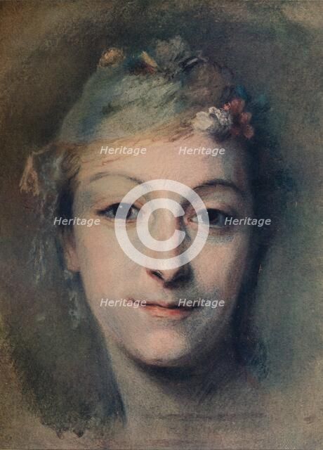 'Mademoiselle Fel', c1756. Artist: Maurice-Quentin de La Tour.