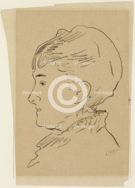 Mademoiselle Isabelle Lemonnier, n.d. Creator: Edouard Manet.