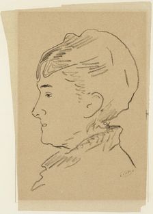 Mademoiselle Isabelle Lemonnier, n.d. Creator: Edouard Manet