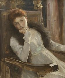 Mademoiselle Pourtalès, 1880. Creator: Hugo Salmson