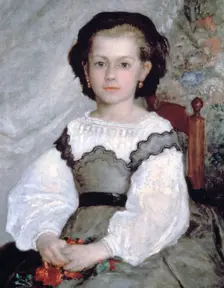 Mademoiselle Romaine Lacaux (detail), 1864. Artist: Pierre-Auguste Renoir