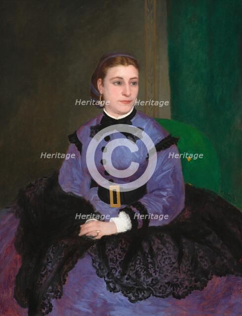 Mademoiselle Sicot, 1865. Creator: Pierre-Auguste Renoir.