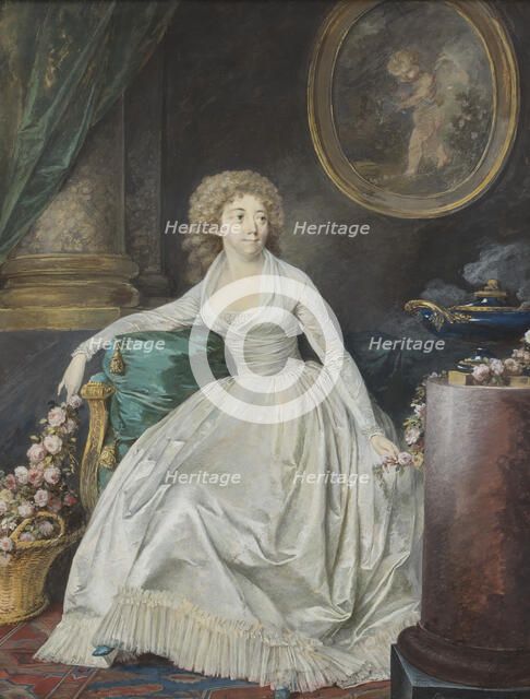 Mademoiselle Sofia Hagman, 1795. Creator: Nicolas Lavreince.