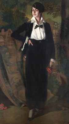 Mademoiselle Souty, 1915. Creator: Zuloaga y Zabaleto, Ignacio (1870-1945)