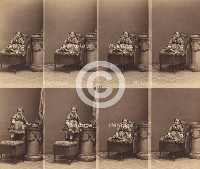 Mademoiselle Trachier, c. 1860. Creator: André-Adolphe-Eugène Disdéri.