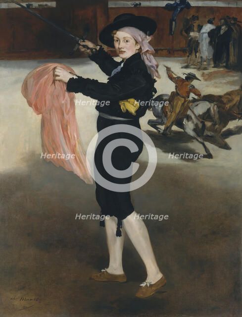 Mademoiselle V. . . in the Costume of an Espada, 1862. Creator: Edouard Manet.