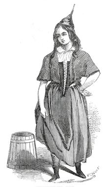 Madeirese costume, 1845. Creator: Unknown