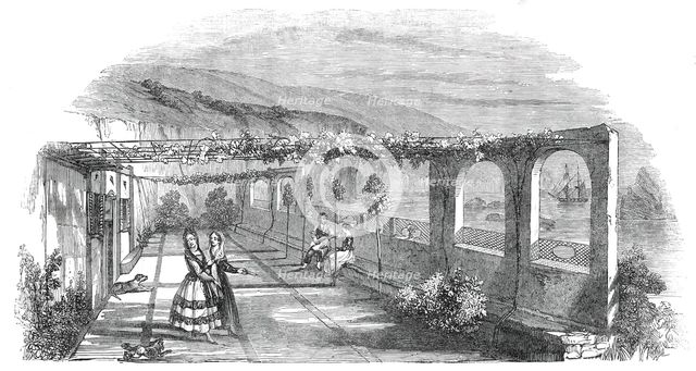 Madeirese villa, near Funchal, 1845. Creator: Unknown.