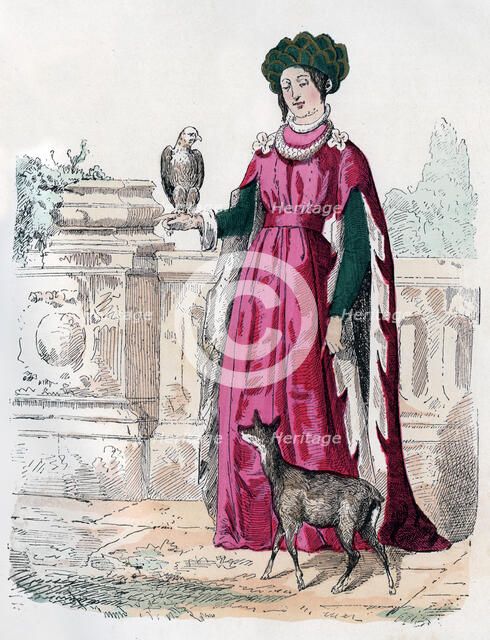 Madeleine of Valois, Princess of Viana, 1460 (1882-1884). Artist: Unknown