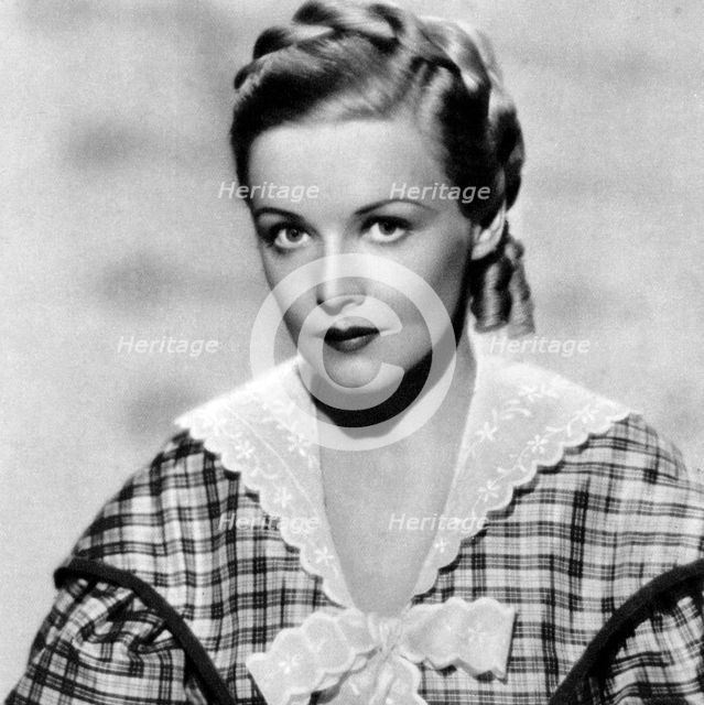Madeleine Carroll, British film actress, 1934-1935. Artist: Unknown