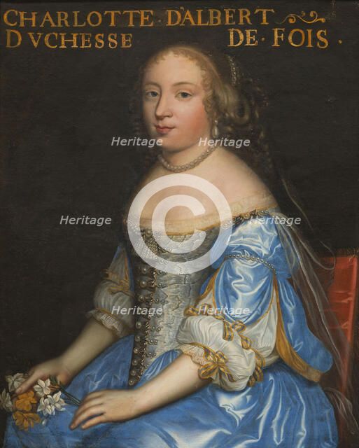 Madeleine Charlotte d'Albert d'Ailly (1649-1665), Duchesse de Foix, ca 1665. Creator: Anonymous.