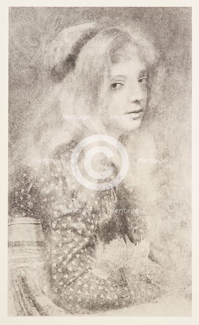 Madeleine. From the portfolio: Robert Demachy,  c.1890-1914. Creator: Robert Demachy.
