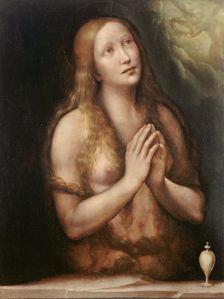 Madeleine in ecstasy, between 1500 and 1550. Creator: Giovanni Pietro Rizzoli
