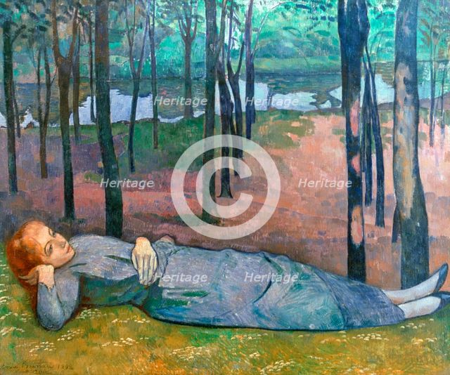 'Madeleine in the Bois d'Amour', 1888. Artist: Emile Bernard