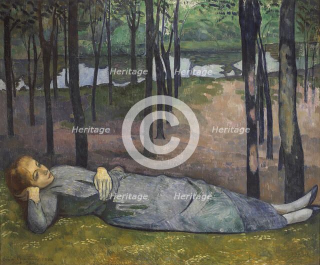 Madeleine in the Bois d'Amour, 1888.