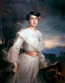 Madeleine Reclus 1902. Artist: Ernest Bordes