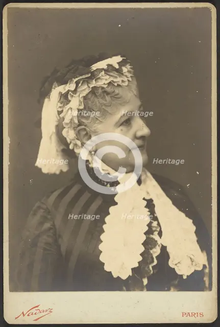 Madeline Brohan, 1885-1900. Creator: Paul Nadar.