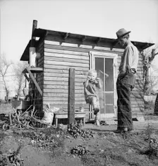 Madera County, family from near Dallas, Texas, 1939. Creator: Dorothea Lange