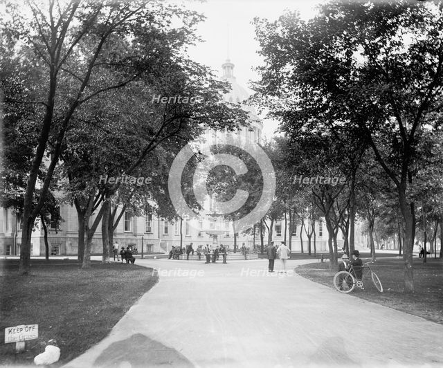 Madison, Wis., in Capitol Park, c1898. Creator: Unknown.