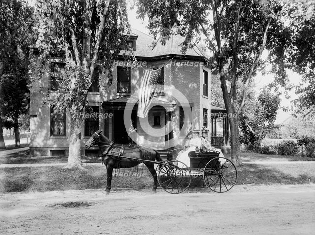 Madison, Wis., North Carroll St., between 1880 and 1899. Creator: Unknown.