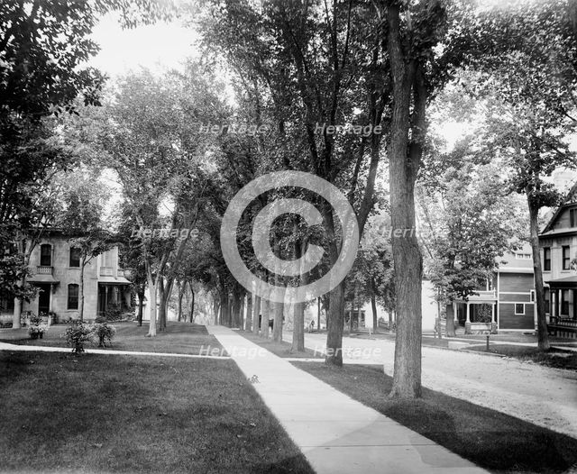 Madison, Wisconsin, East Gilman Street, between 1880 and 1899. Creator: Unknown.