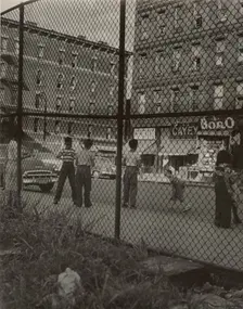 Madison Avenue - Children playing along Madison Avenue, East Harlem, New York City, 1947 - 1951. Creator: Romulo Lachatanere