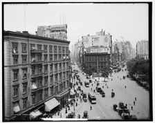 Madison Square from the Flat-Iron i.e. Flatiron Building, New York, c1905. Creator: Unknown