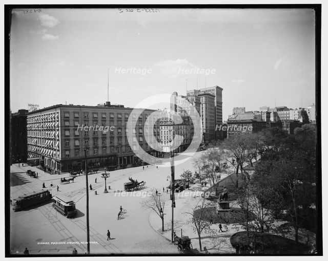 Madison Square, New York, c1901. Creator: William H. Jackson.