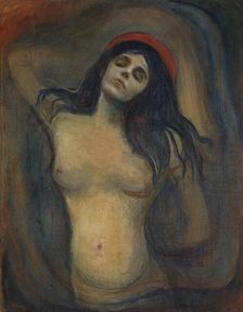 Madonna, 1894. Creator: Edvard Munch