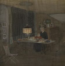 Madonna, 1907. Creator: Ivar Arosenius