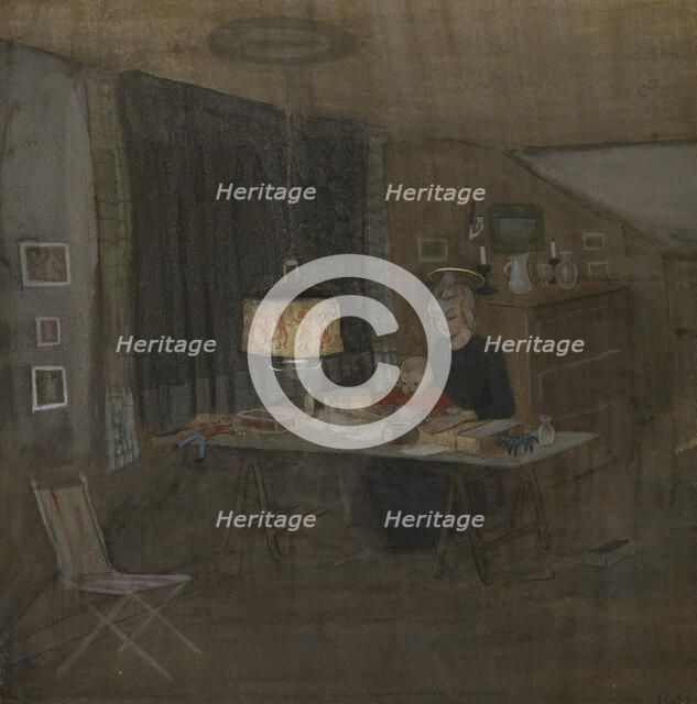 Madonna, 1907. Creator: Ivar Arosenius.