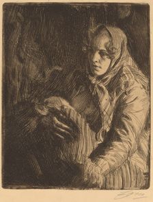 Madonna, 1900. Creator: Anders Leonard Zorn