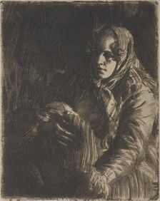 Madonna, 1900. Creator: Anders Leonard Zorn