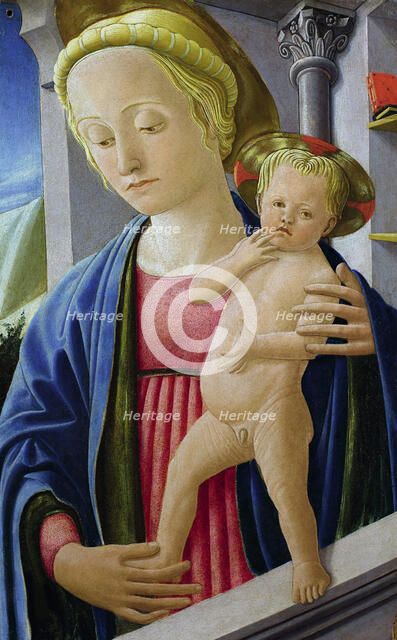 Madonna und Kind, ca 1445. Creator: Fra Carnevale (Bartolomeo di Giovanni Corradini) (c. 1420/25-1484).