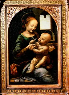 Madonna with a Flower (Madonna Benois), 1478. Artist: Leonardo da Vinci