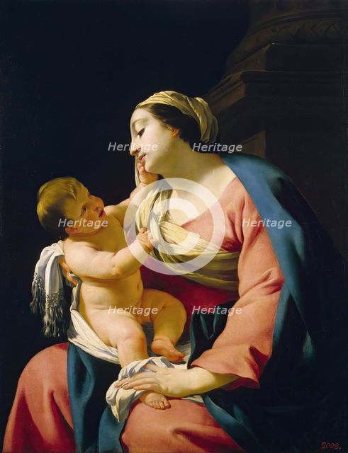 Madonna with Child, 1625. Creator: Simon Vouet.