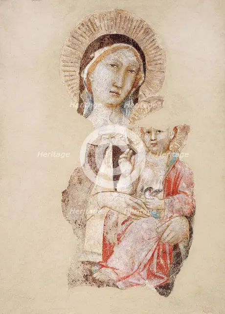Madonna with Child, 1392-1395. Creator: Gaddi; Agnolo (1350-1396).
