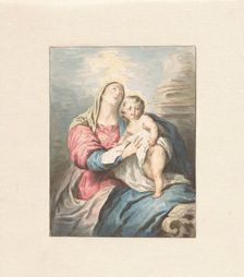 Madonna with child, c.1826-c.1830. Creator: Pieter Christoffel Wonder