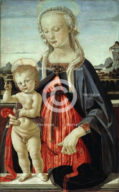 Madonna with Child, ca 1470. Creator: Verrocchio, Andrea del (1437-1488).