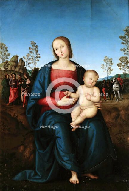 Madonna with Child, ca 1502. Creator: Perugino (ca. 1450-1523).