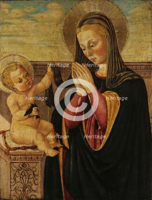 Madonna with Child. Creator: Neri di Bicci (1418-1492).