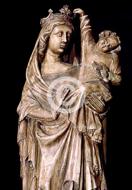  'Madonna with Child', Gothic, 14th century.