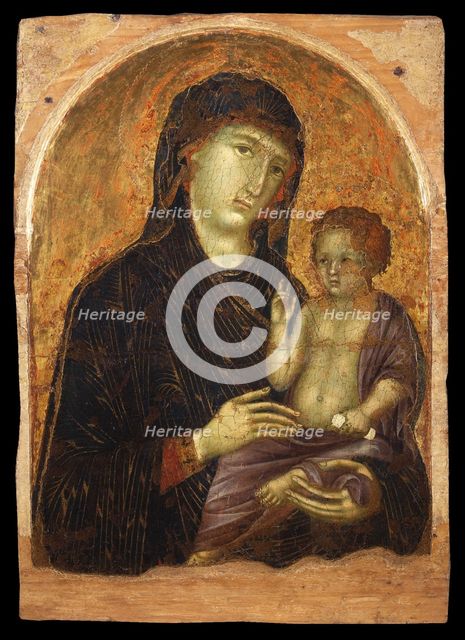 Madonna with Child, Second half of 13th century. Artist: Duccio di Buoninsegna (1260-1318)