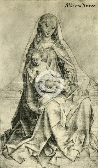 'Madonna with Christ-Child Blessing', 1440-1450, (1943). Creator: Unknown.