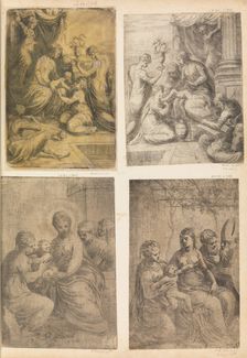Madonna with Saints, ca. 1548-52. Creator: Andrea Schiavone