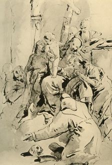 Madonna with Saints mid 18th century, (1928). Artist: Giovanni Battista Tiepolo