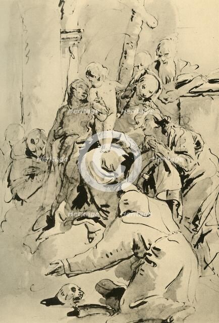 'Madonna with Saints', mid 18th century, (1928). Artist: Giovanni Battista Tiepolo.