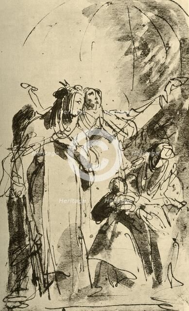 'Madonna with two female Saints', 1747-1748, (1928). Artist: Giovanni Battista Tiepolo.