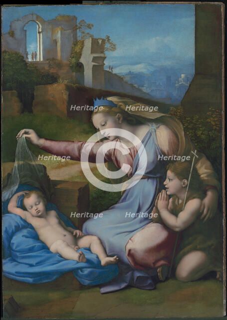 Madonna with the Blue Diadem, c. 1510. Artist: Raphael (1483-1520)